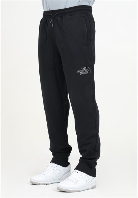 Pantalone sportivo DREW PEAK nero da uomo THE NORTH FACE | NF0A8A6BJK31.